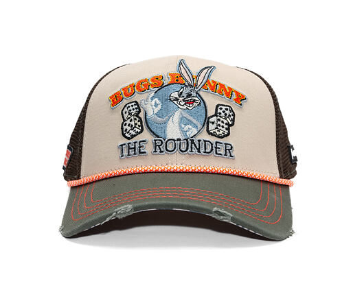 Cap Capslab - Looney Tunes Bugs Bunny The Rounder - Olive / Off White