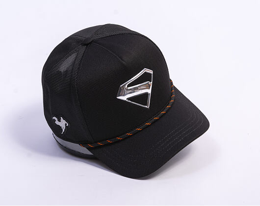 Cap Capslab - Trucker DC Comics - Metal Superman Patch - Black / Silver