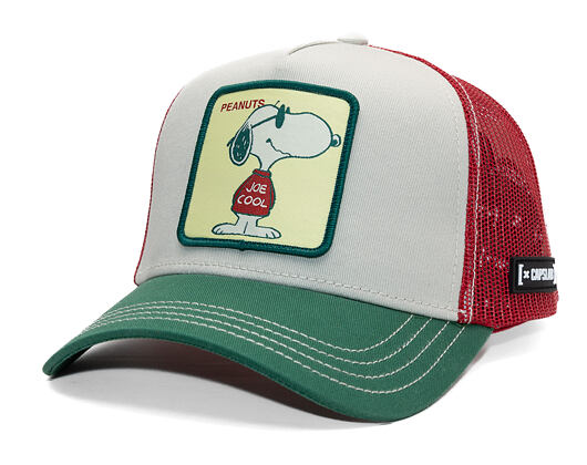 Cap Capslab - Trucker Peanuts - Cool Joe - White / Red /Green