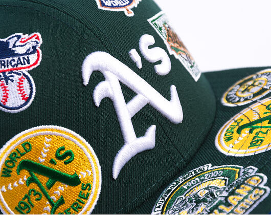 Cap New Era - MLB All Over Logo 59FIFTY - Oakland Athletics - Team Color