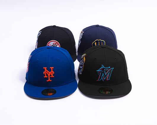 Cap New Era - MLB Hidden Hit 59FIFTY - Miami Marlins - Team Color
