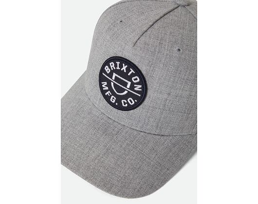 Cap Brixton - Crest MP Snapback - Heather Grey
