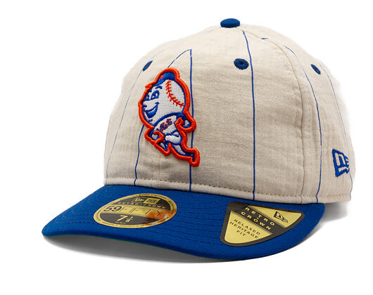 Cap New Era - MLB Retro Linen Pinstripe 59FIFTY Retro Crown - NY Mets - Team Color
