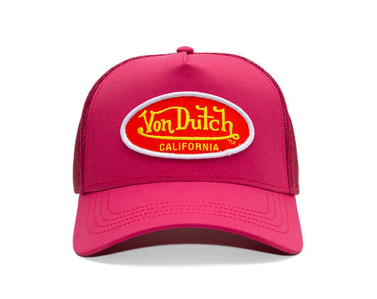 Cap Von Dutch - Trucker - Cali Patch Pink/Red