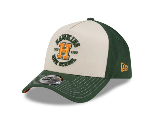 Cap New Era - Hawkings High 9FORTY A-Frame - Stranger Things - Green