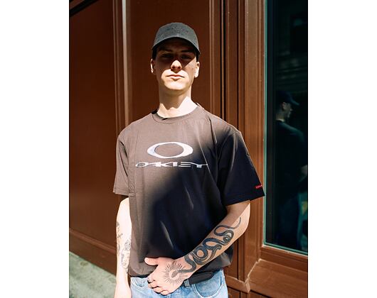 Tee Oakley - New Retro Tee X-Metal 3.0 - Shadow/Black