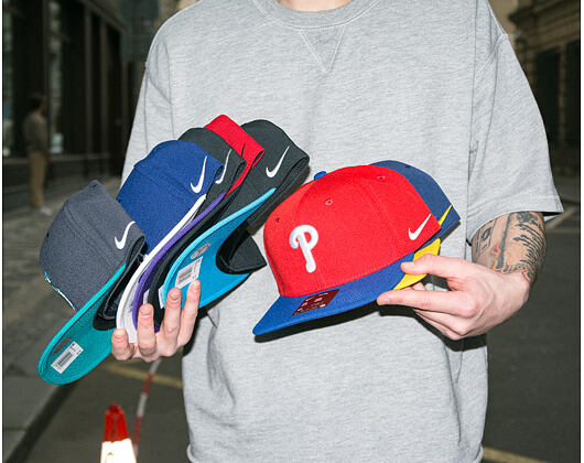 Cap Nike - Dri-Fit Pro - Philadelphia Phillies - Sport Red 62Q/Rush Blue 4EW