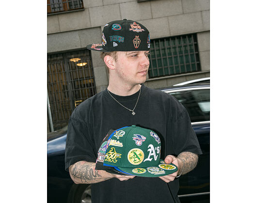 Cap New Era - MLB All Over Logo 59FIFTY - Oakland Athletics - Team Color
