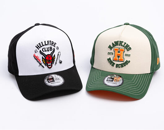 Cap New Era - Hellfire Club 9FORTY A-Frame - Stranger Things - Black
