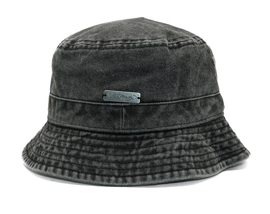 Bucket Hat Ed Hardy - Crawling Dragon - Acid Wash Charcoal