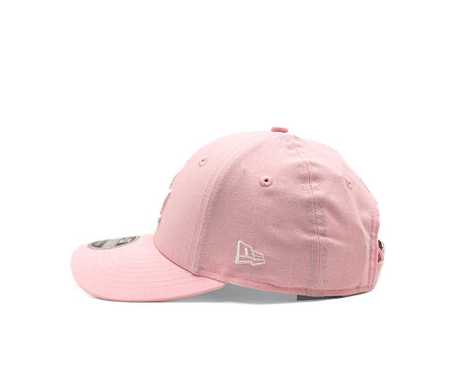 Kids Cap New Era - MLB Linen 9FORTY M-CROWN - LA Dodgers - Pink Rouge / White