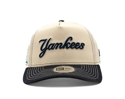 Cap New Era - MLB City Icon 9FORTY A-Frame - NY Yankees - Cream / Navy
