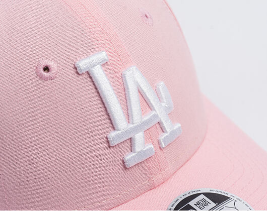 Kids Cap New Era - MLB Linen 9FORTY M-CROWN - LA Dodgers - Pink Rouge / White