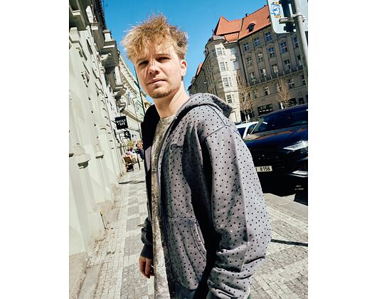 Sweatshirt Ripngems Zip Up Hoodie (Charcoal Wash)