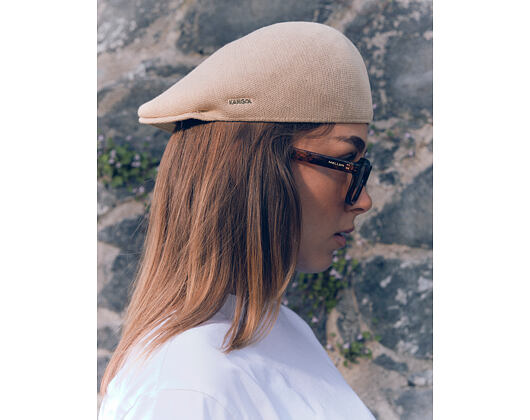 Kangol Bamboo 507 Beige Flat Cap