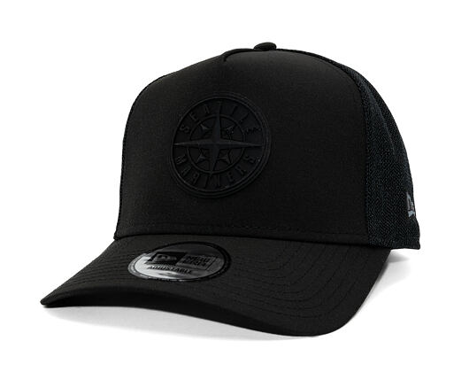 Cap New Era - MLB Tech Pack 9FORTY A-Frame Trucker - Seattle Mariners - Black