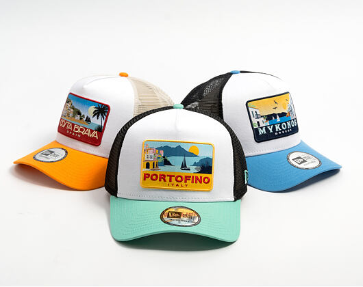 Cap New Era - Branded Location Patch 9FORTY A-Frame Trucker - Green