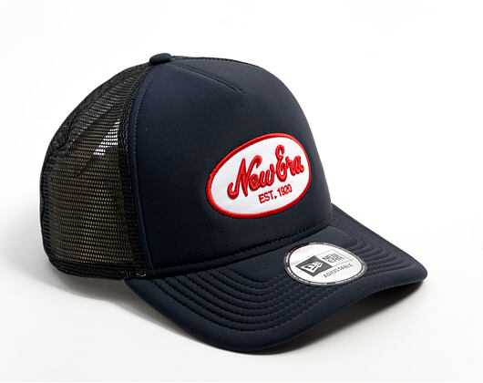 Cap New Era - Branded Oval Foam Patch 9FORTY A-Frame Trucker - Navy