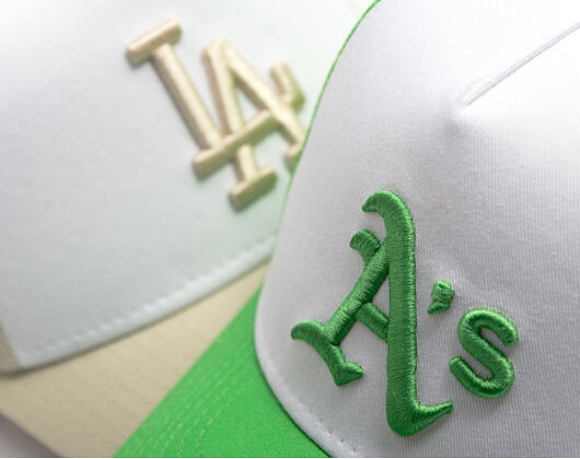Cap New Era - MLB Essential 9FORTY A-Frame Trucker - Oakland Athletics - Green / White