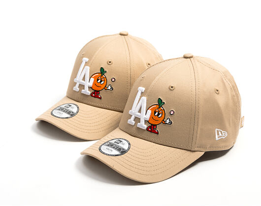 Kids Cap New Era - MLB Icon 9FORTY - LA Dodgers - Camel / White