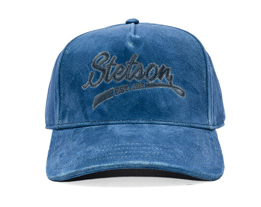 Cap Stetson - Denim Leather Trucker