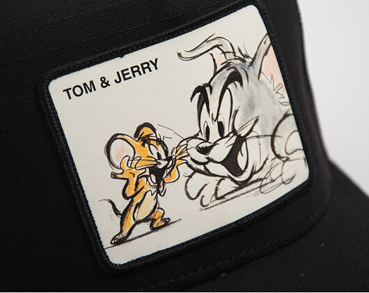 Cap Capslab - Tom & Jerry Trucker - Cat Chase - Black Distressed