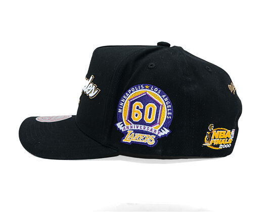 Cap Mitchell & Ness - NBA - La Script 2.0 - Los Angeles Lakers - Black/Green