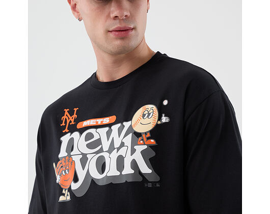 Tee New Era - MLB Icon Graphic Tee - NY Mets - Black