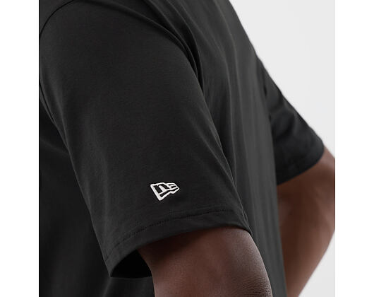 Tee New Era - Branded Oversized Graphic Tee - Black