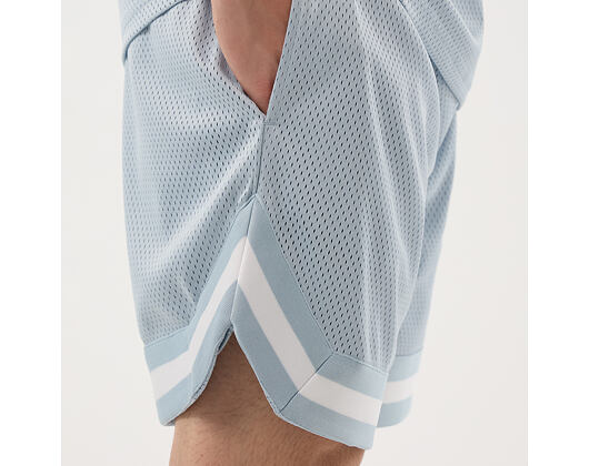 Shorts New Era - Branded Oversized Mesh Shorts - Sky Blue