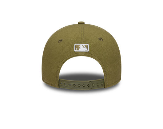 Cap New Era - MLB Linen 9FORTY M-CROWN - LA Dodgers - New Olive