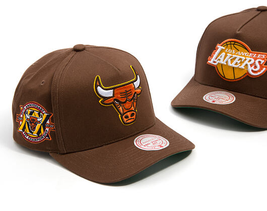 Cap Mitchell & Ness - NBA - Chestnut Peak - Chicago Bulls - Brown