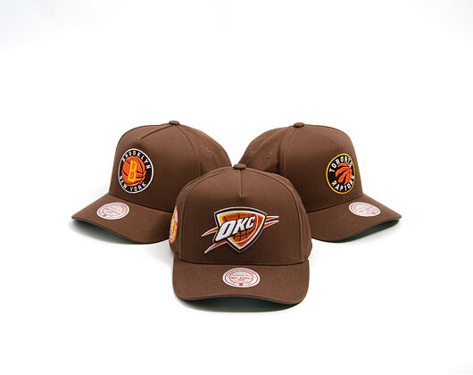 Cap Mitchell & Ness - NBA - Chestnut Peak - Oklahoma City Thunder - Brown
