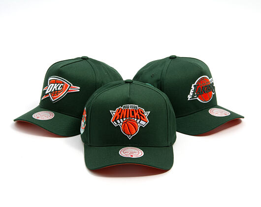 Cap Mitchell & Ness - NBA - Emerald Slam - New York Knicks - Green/Orange