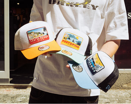 Cap New Era - Branded Location Patch 9FORTY A-Frame Trucker - Blue