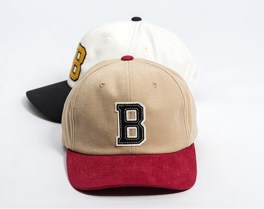 Cap Brixton - Big B Mp Cap - Sand/Burgundy