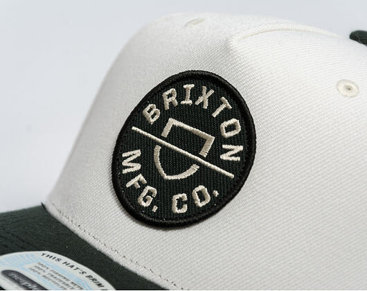 Cap Brixton - Crest C Mp Snapback - Black/Off White