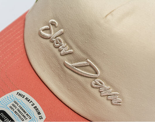 Cap Brixton - Slow Down Mp Snapback - Sublime Green Gingham/Whitecap