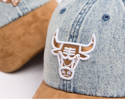 Cap Mitchell & Ness - Den Suede Strapback - NBA - Chicago Bulls - Blue
