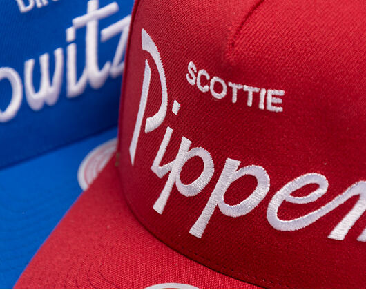 Cap Mitchell & Ness - Player Script Hwc - NBA - Chicago Bulls - Scottie Pippen - Red