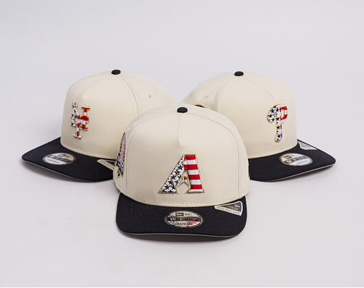 Cap New Era - MLB "American Flag" 9FIFTY - Arizona Diamondbacks - Chrome White