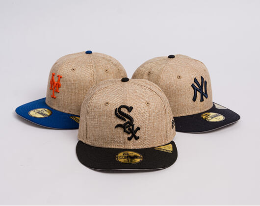 Cap New Era - MLB "Summer Twine" 59FIFTY - Chicago White Sox - Team Color / Open Market Tan