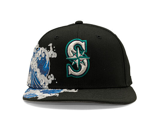 Cap New Era - MLB "Tidal Wave" 59FIFTY - Seattle Mariners - Black