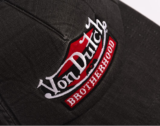 Cap Von Dutch - Brotherhood Patch Baseball - Washed Black
