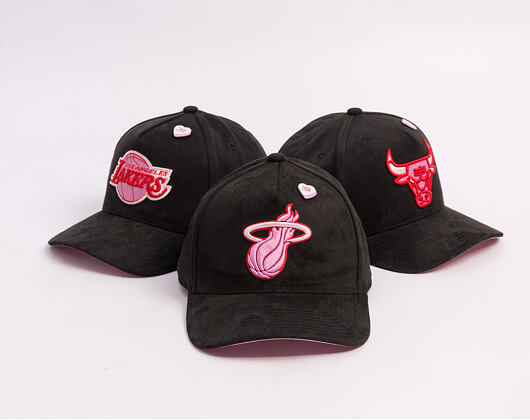 Cap Mitchell & Ness - All Heart - NBA - Miami Heat - Black