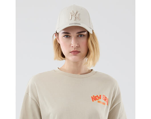 Tee New Era - Branded Food Character Oversized Tee - Stone