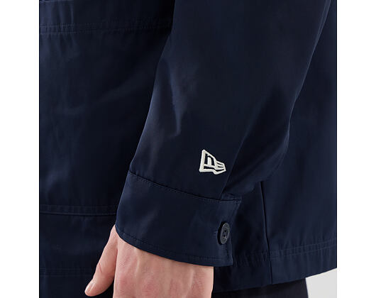 Jacket New Era - Branded Shacket - Navy