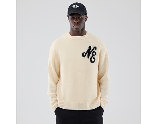 Sweater New Era - Branded Knit Sweater - Cream