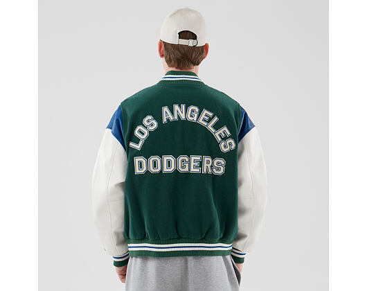 Jacket New Era - MLB Varsity Jacket - LA Dodgers - Cilantro Green