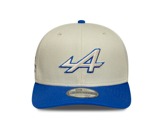 Cap New Era - F1 Contrast Visor 9SEVENTY Stretch-Snap - Alpine Racing - Ivory